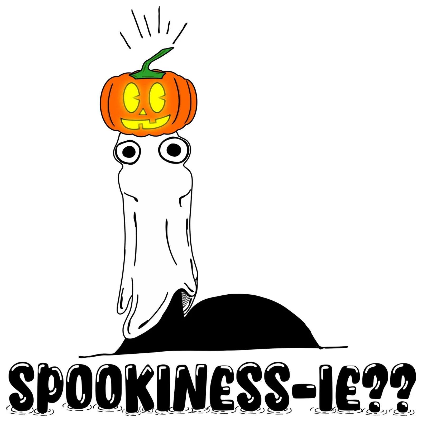 SpookiNess-ie? poster con telaio in plastica da sillyindustries