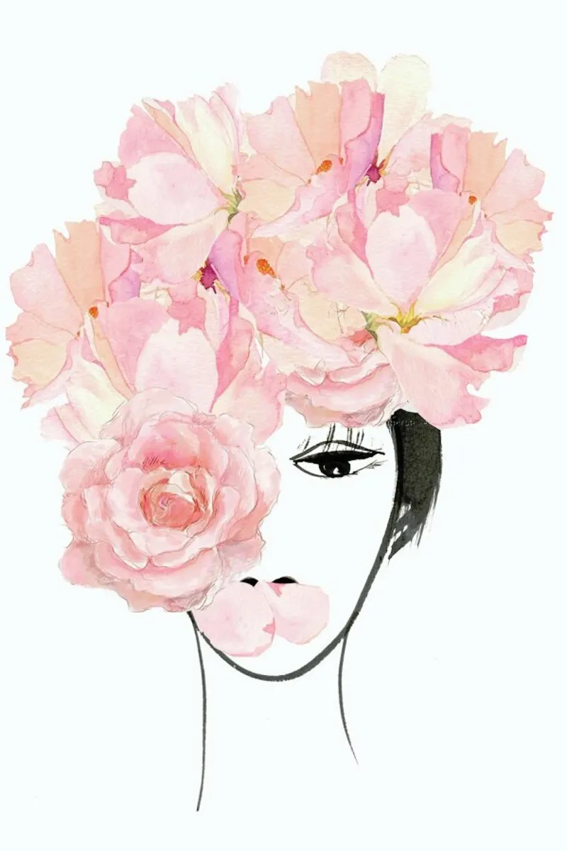 Look through the Flowers 3 carta hahnemühle da Rococco LA
