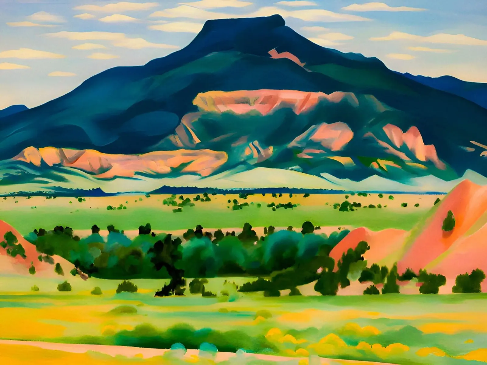 Georgia O'Keeffe poster da Kinsley