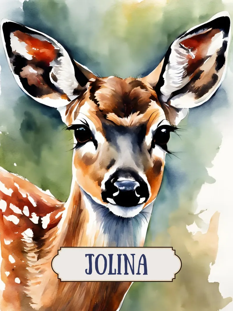 Kleines Reh - Aquarell carta hahnemühle da Ohkimiko