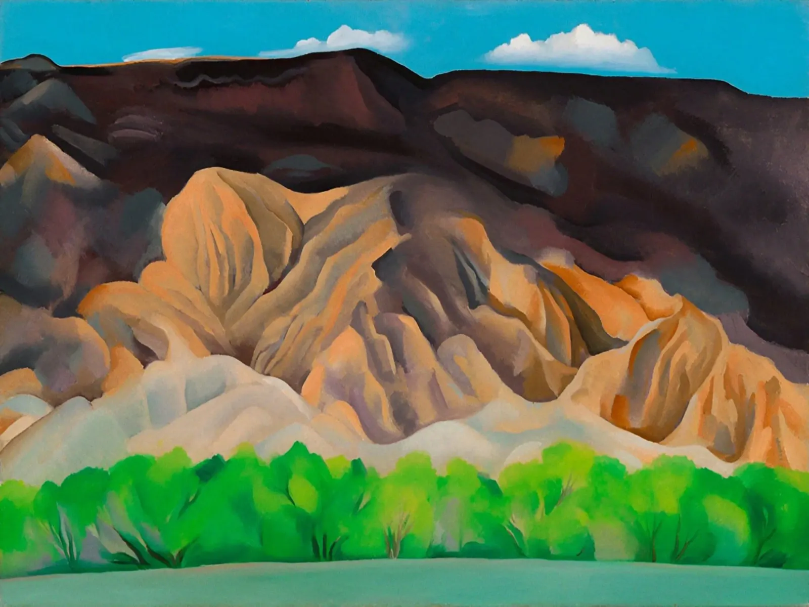 Georgia OKeeffe - Back of Maries . 4, 1939 canvas by Kinsley