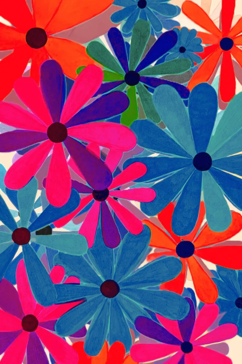 FLOWER POWER alu-dibond by Tine