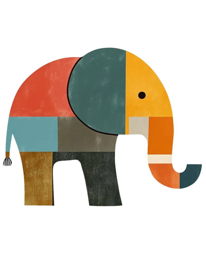 Elefante carino poster da HookASmile