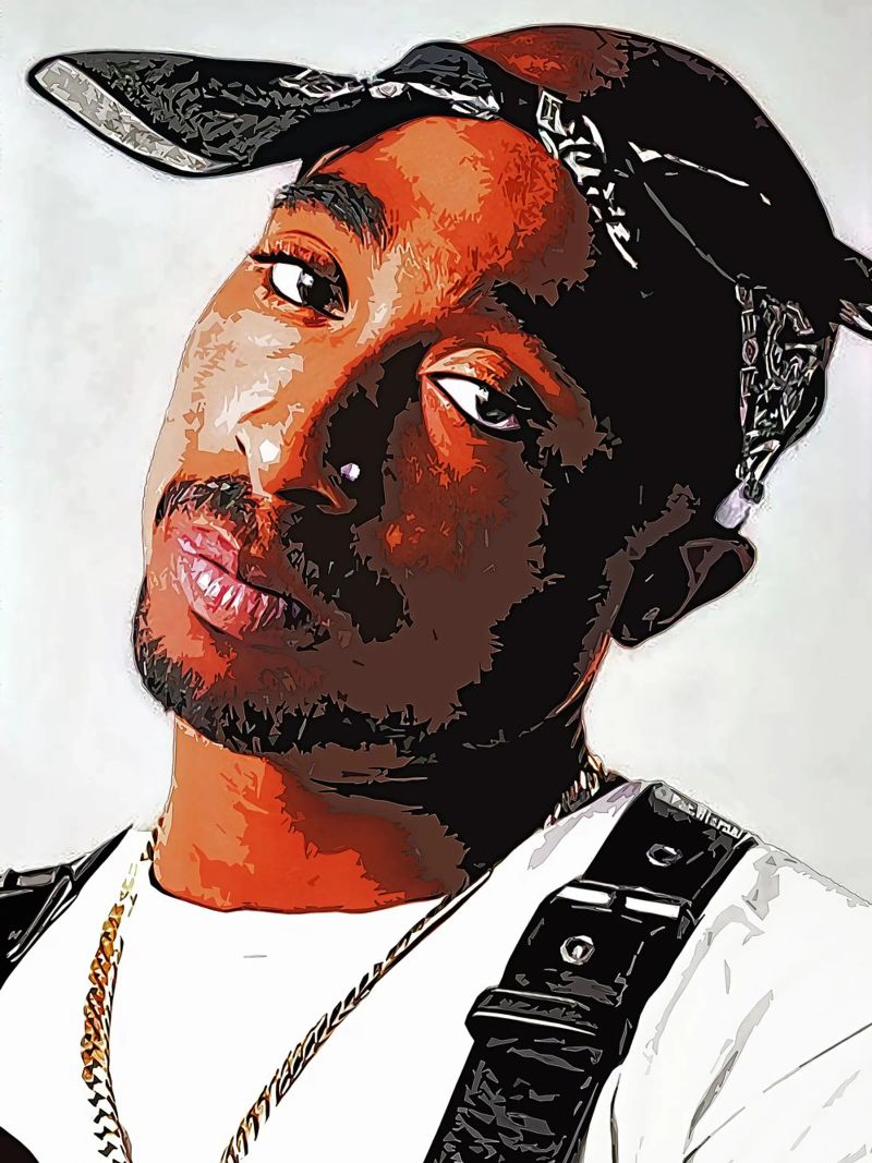Tupac Shakur PopArt poster by neonartroom