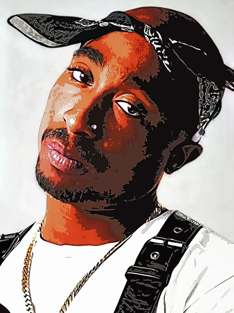 Tupac Shakur PopArt poster by neonartroom