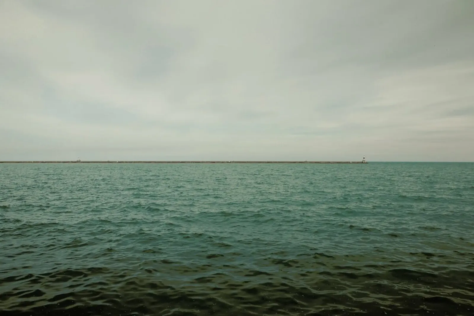 Lake Michigan acrylic glass by Marc Gruninger