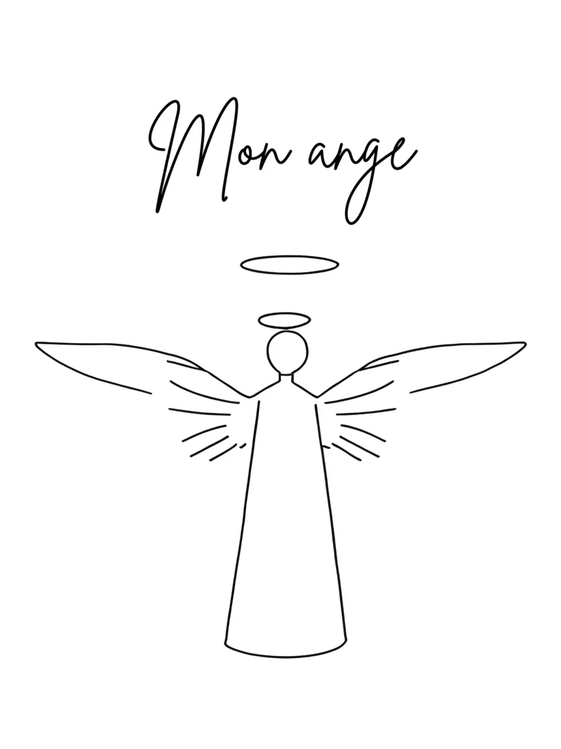Mon ange 1 carta hahnemühle da Rezh creations