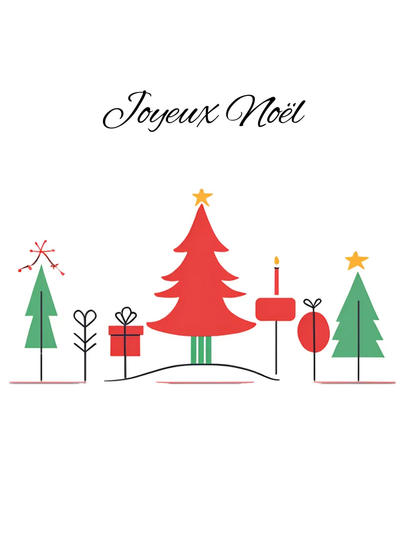 Minimalist Christmas to personalise hahnemühle by Rezh creations