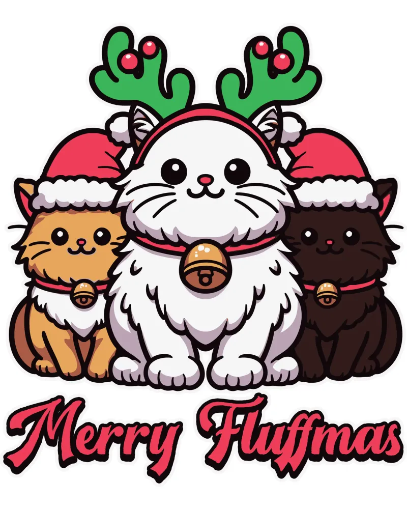 Merry Fluffmas plexiglass da edsonramosart