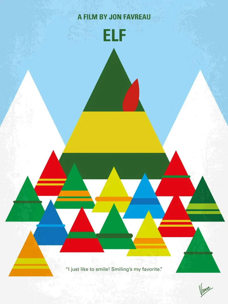 No699 My ELF minimal movie poster poster da Chungkong