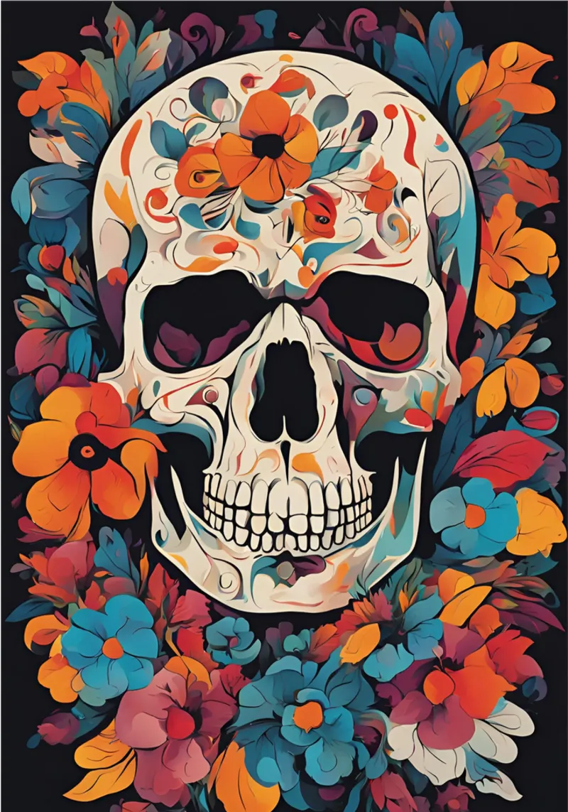 La muerte 2 poster con telaio in alluminio da Rezh creations