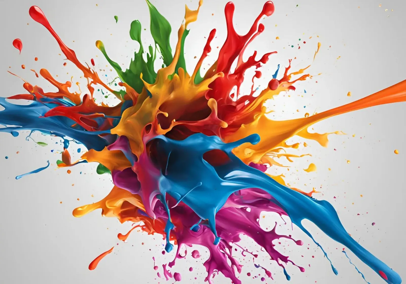 Eclat de peinture 2 alu dibond de Rezh creations