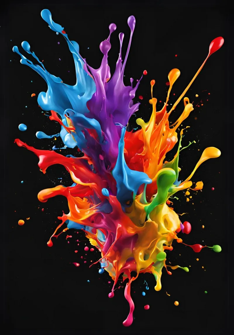 truciolo di vernice 6 poster con telaio in plastica da Rezh creations