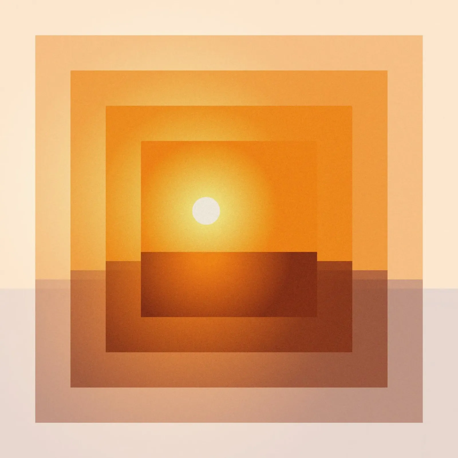 Sunset Dream poster with wooden frame by Seed & Signal