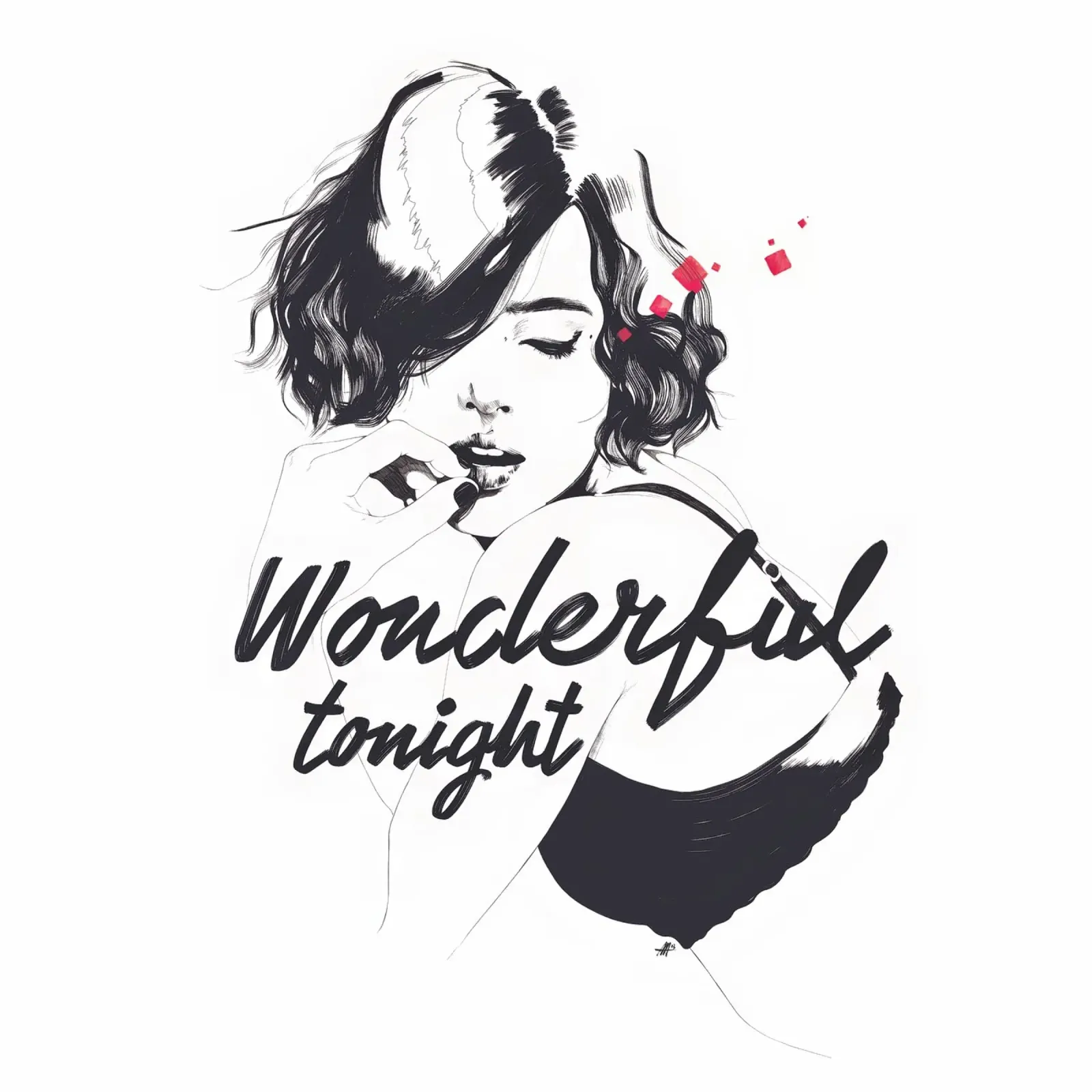 Wonderful Tonight poster con telaio in plastica da Manuel Rebollo