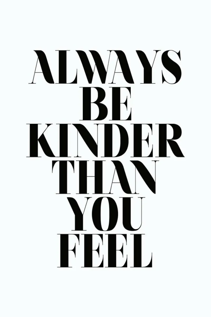 Always Be Kinder Than You Feel pellicola backlit da Honeymoon Hotel