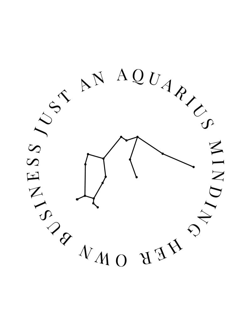 Solo un "segno zodiacale" che si fa gli affari suoi tela con Cornice a cassetta da just another art shop