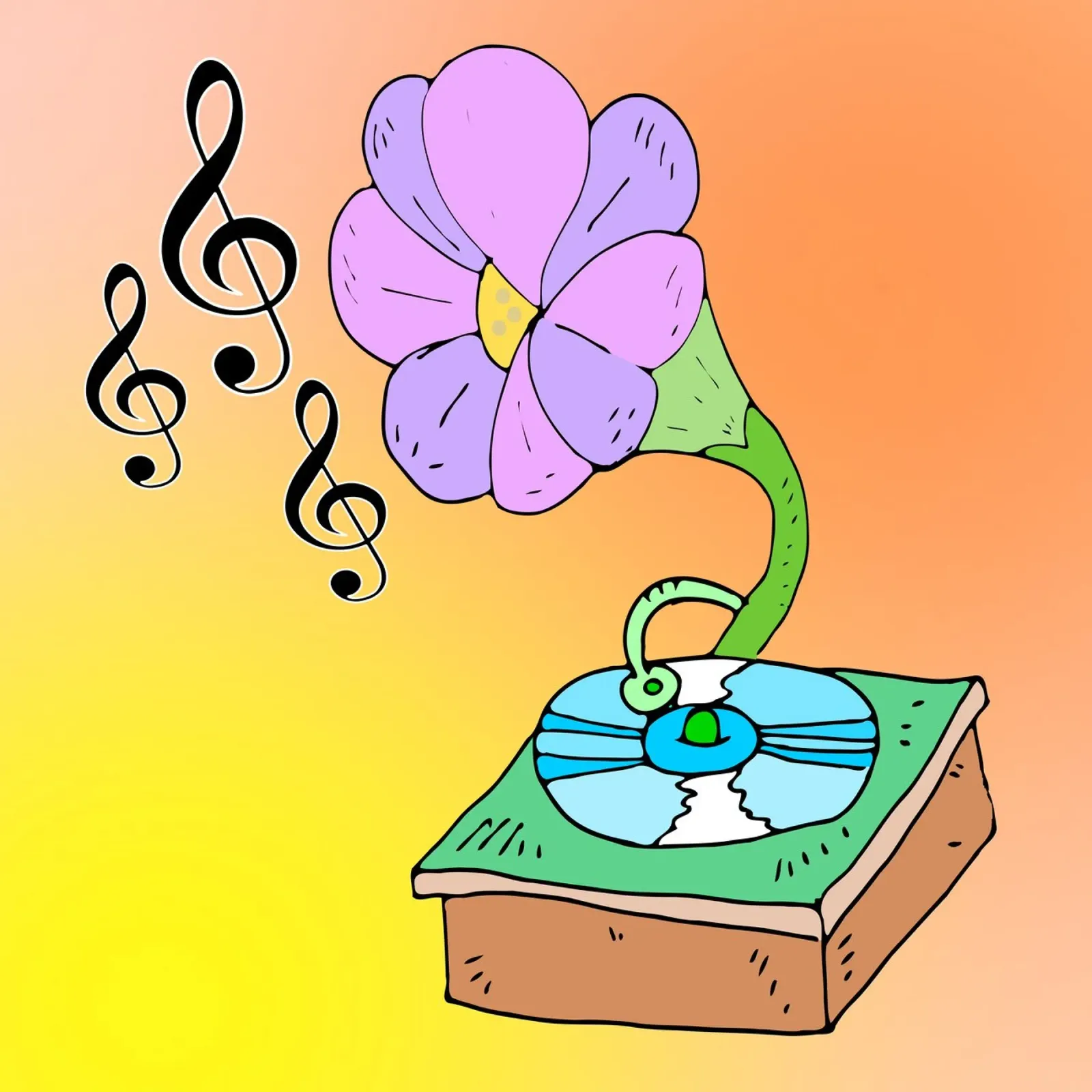 Musica in fiore carta hahnemühle da sillyindustries