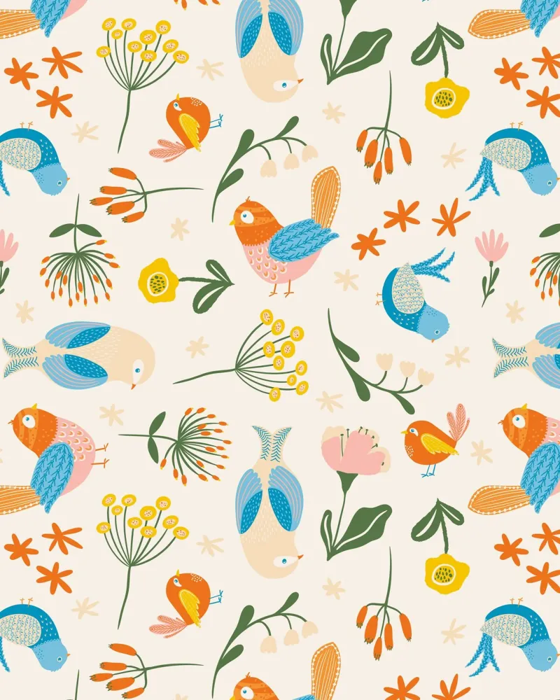 Pájaros de fiesta metacrilato de nicigabrieldesigns