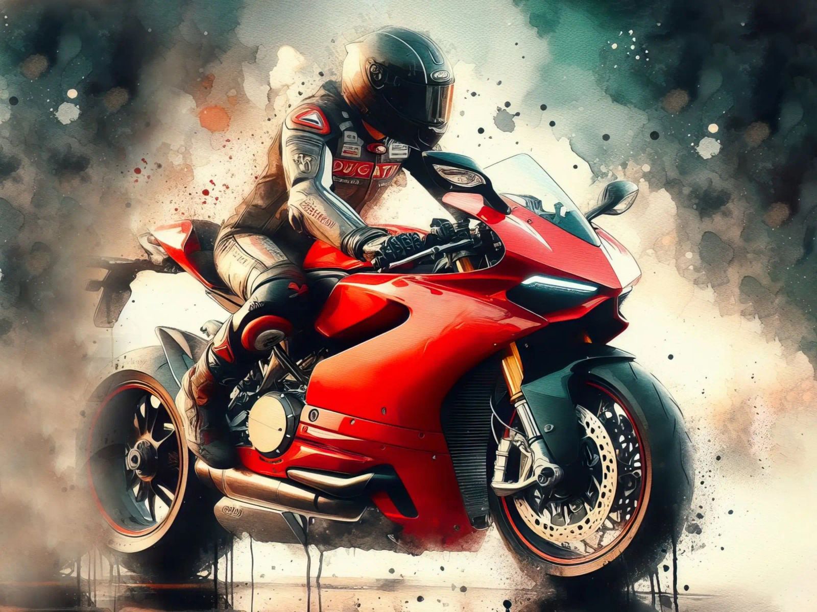 moto gp at full speed poster by ARTVI-SHOP