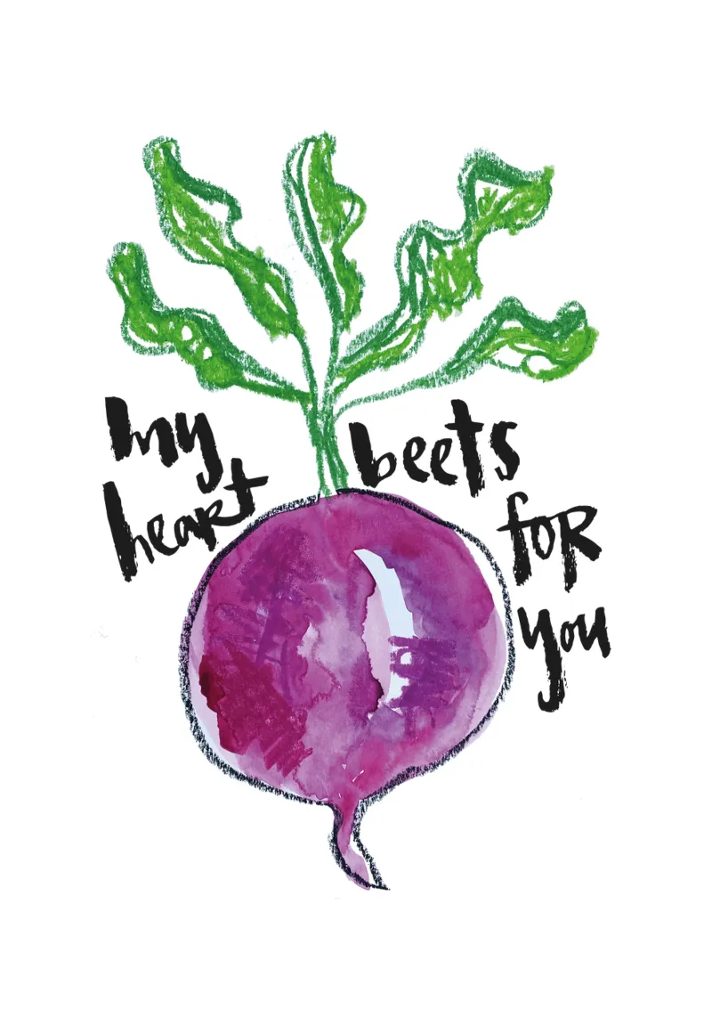 My heart beets for you pellicola backlit da Brushmeetspaper
