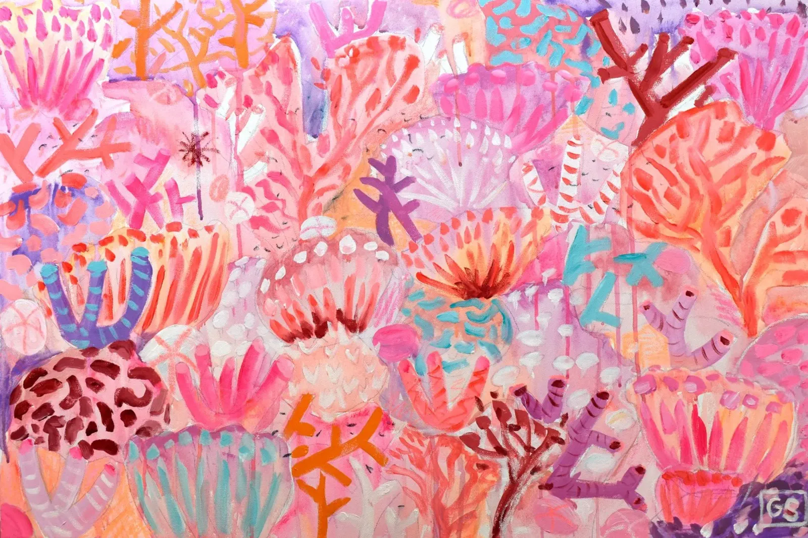 Coral dream I hahnemühle de Guilhem Sals Art