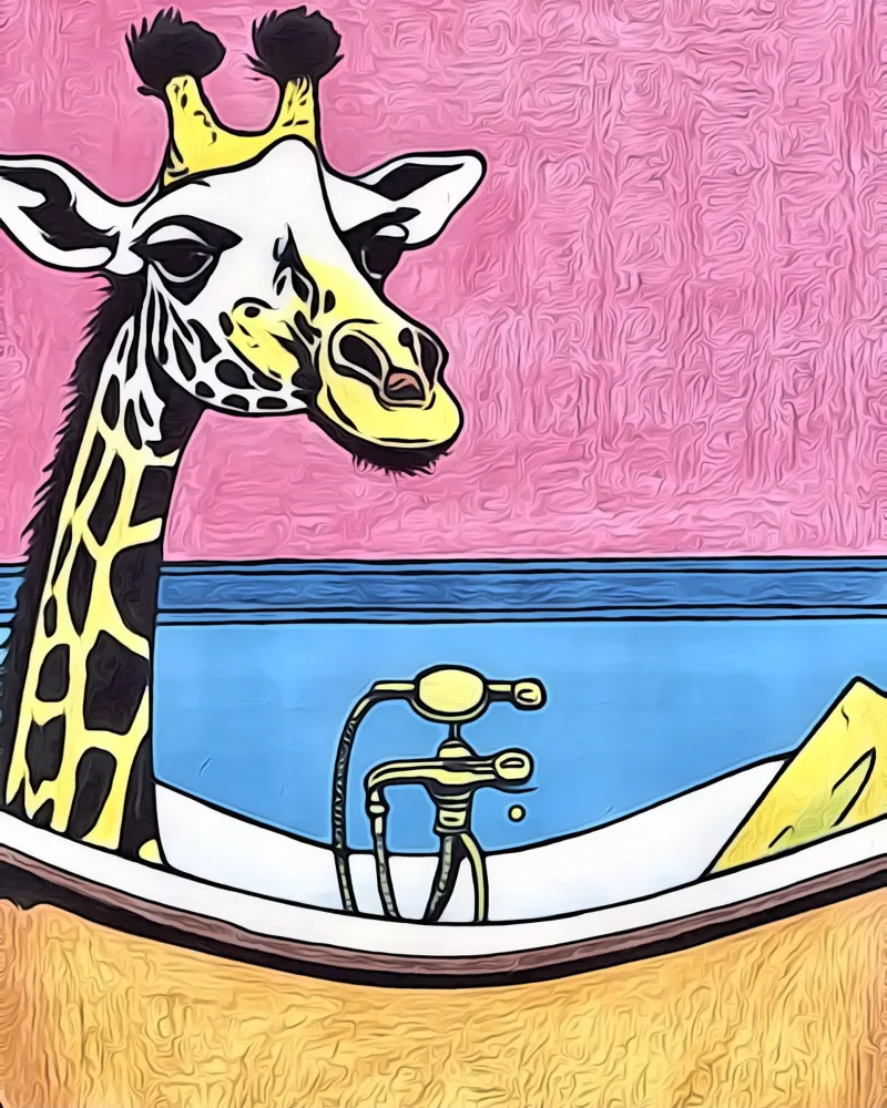 Animale Pop Art #13 pellicola backlit da ZAMART - PopArt