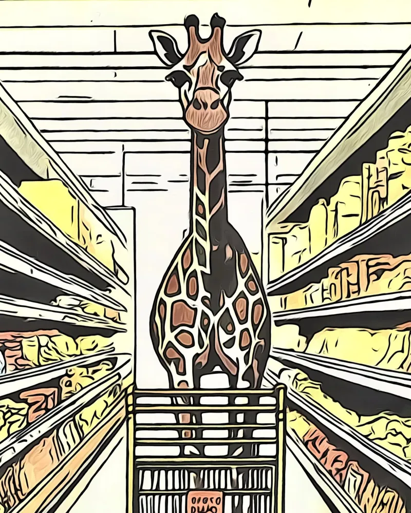Animali Pop Art #4 poster da ZAMART - PopArt