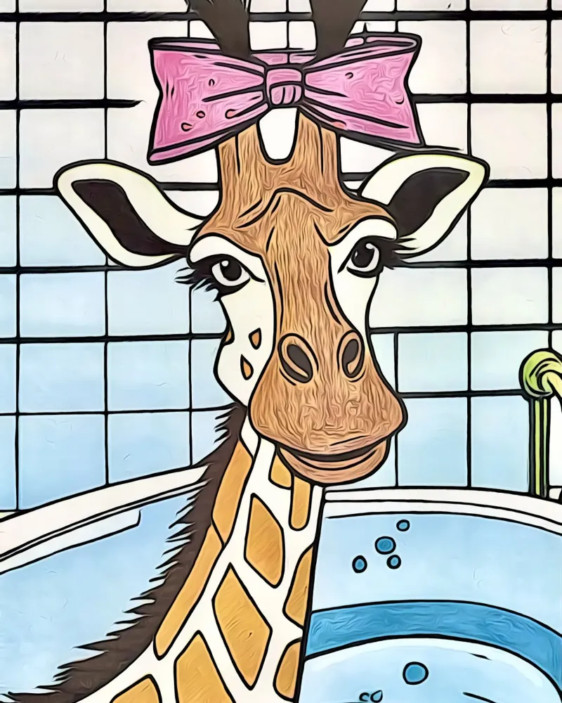 Animale Pop Art #5 pellicola backlit da ZAMART - PopArt