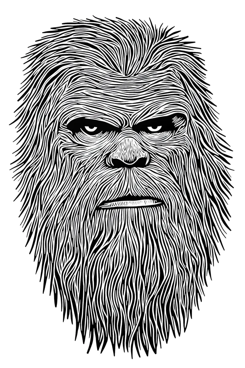 Sasquatch Snowman Himalaya | La natura selvaggia incontra la poesia pellicola backlit da Autofocus