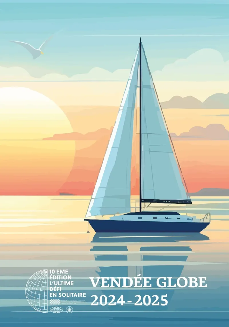 Vendée Globe 2024-2025 poster da UNIVEA