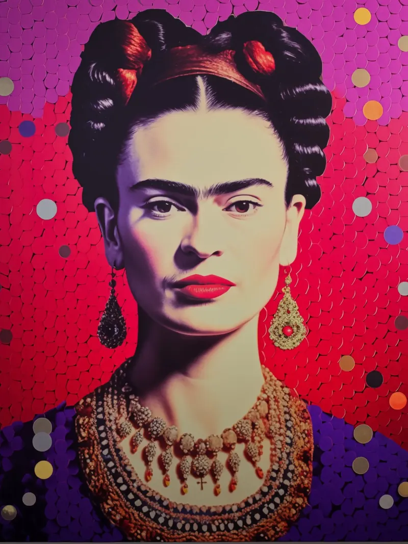 Frida Kahlo Decorative Polaroid hahnemühle by Autofocus