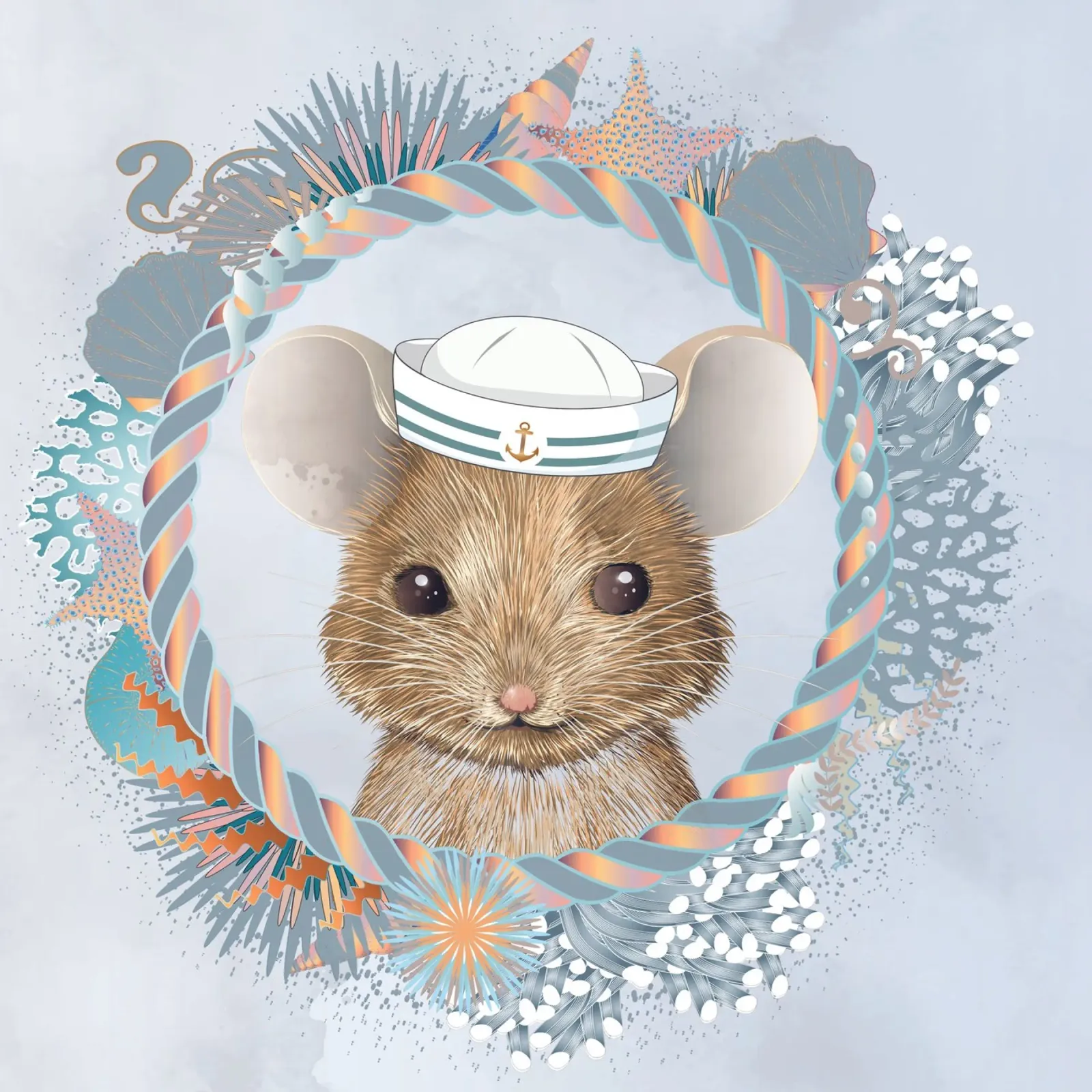 Sailor Mouse - Avventuroso e carino pellicola backlit da kisho art