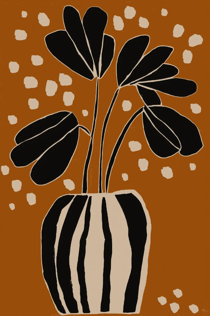 Ochre Still Life No 4 alluminio dibond da treechild