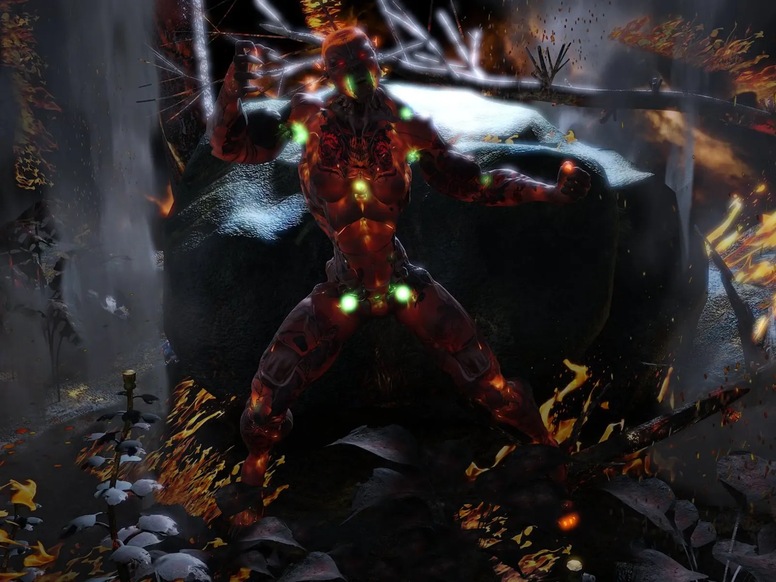 Rosalie - Cyber Lycan Meta Howler pellicola backlit da the-witcher