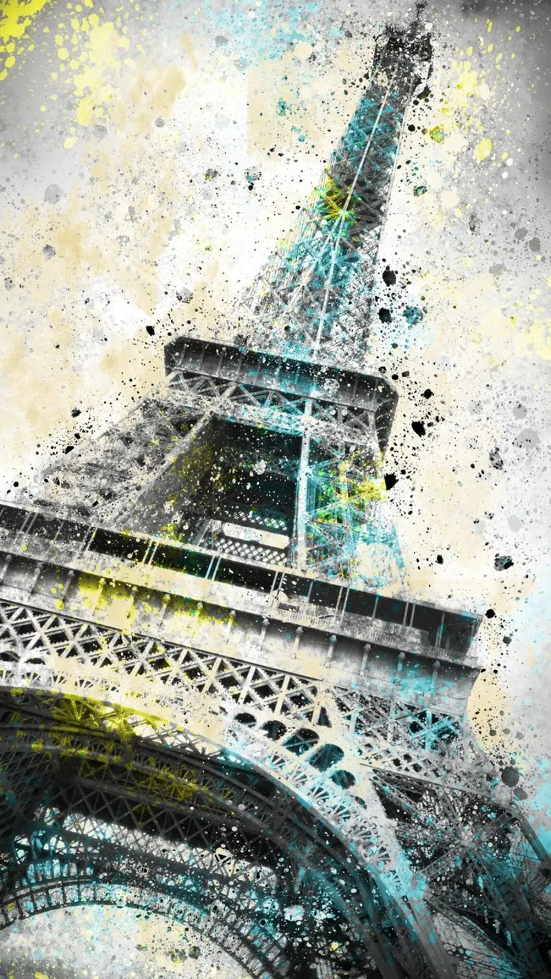 City Art PARIS Torre Eiffel IV alluminio dibond da Melanie Viola