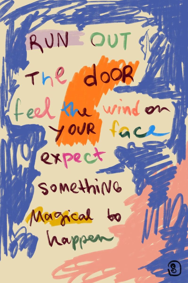 MESSAGE POUR LA JOURNÉE MAGIQUE poster de Sandra Poliakov