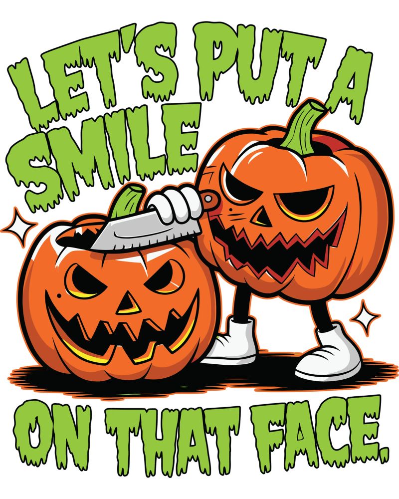 Let's put a smile on that face poster da edsonramosart