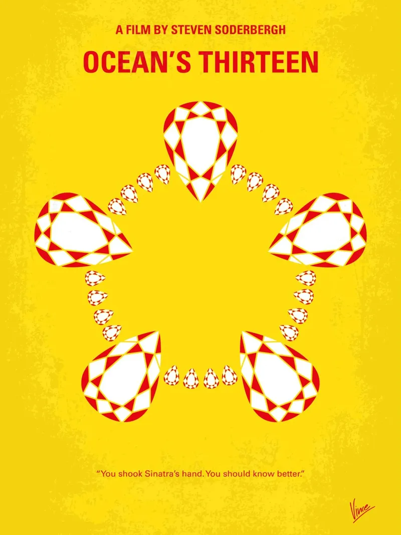 No706 My Oceans 13 minimal movie poster poster da Chungkong