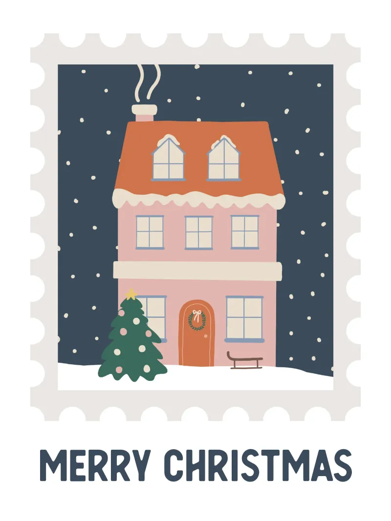 Christmas Post carta hahnemühle da we line studio - design