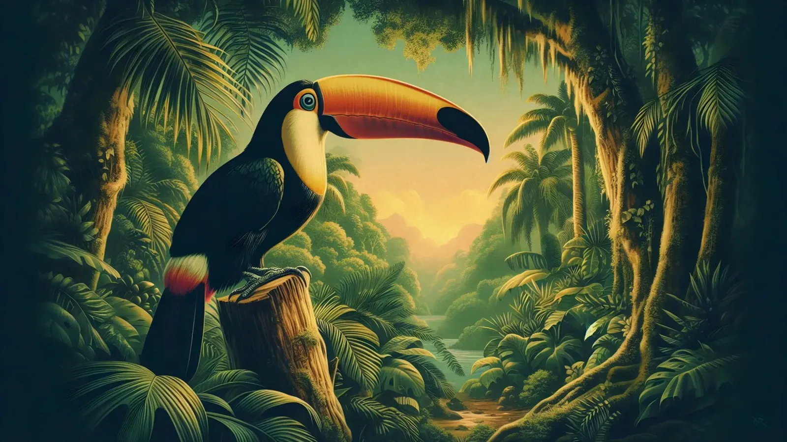 TOUCAN plexiglass da RUBIANT ART