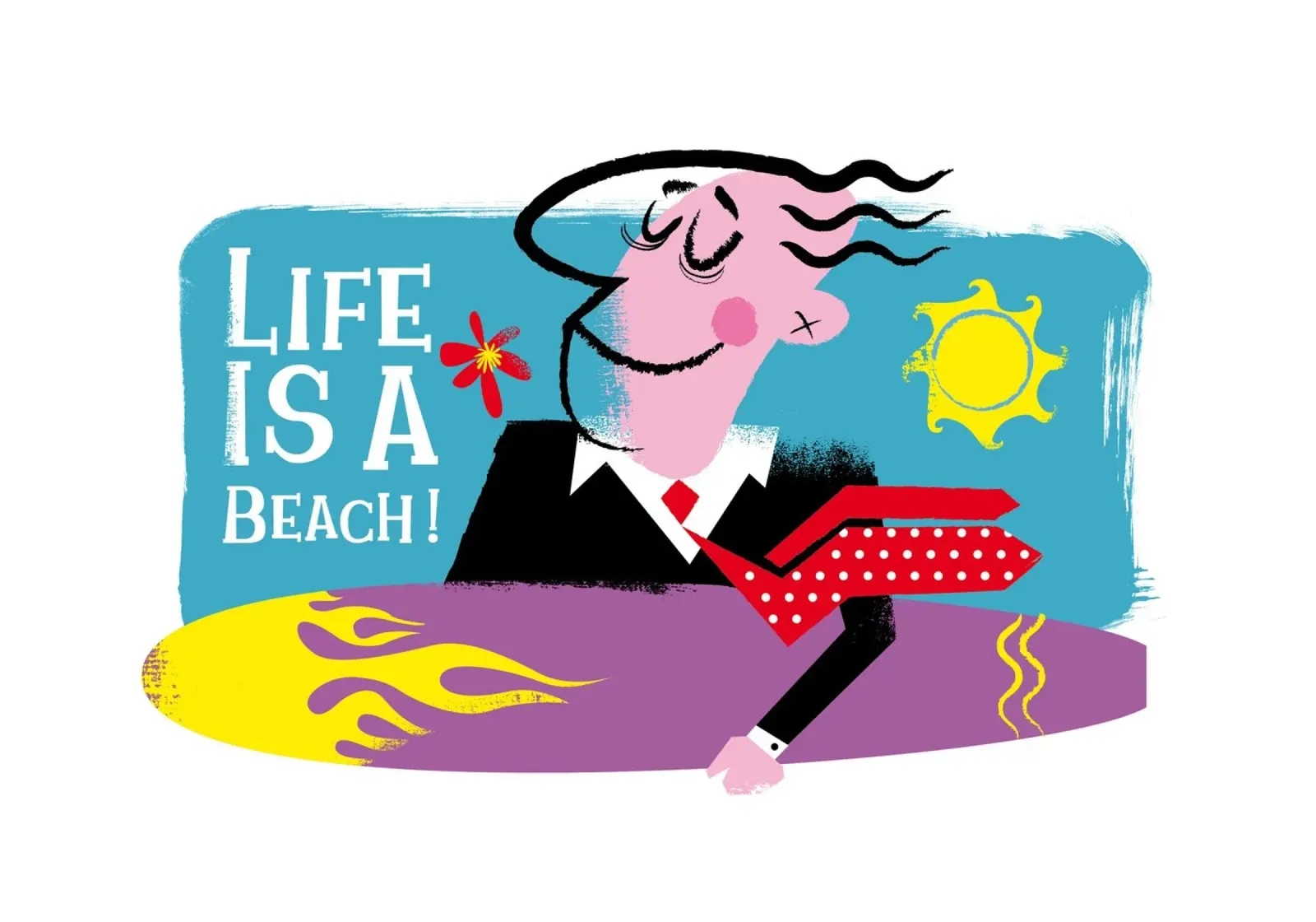 Life is a beach! poster da Looks n Brains