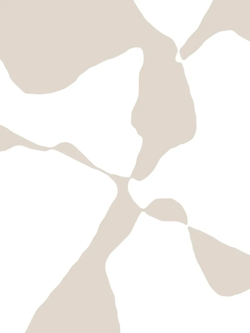 Shapes 3 | Neutral & White Minimal Abstract alluminio dibond da sabidussi