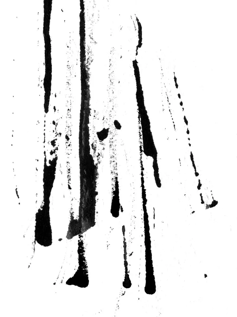 Strokes 1B | Minimal Ink Abstract alluminio dibond da sabidussi