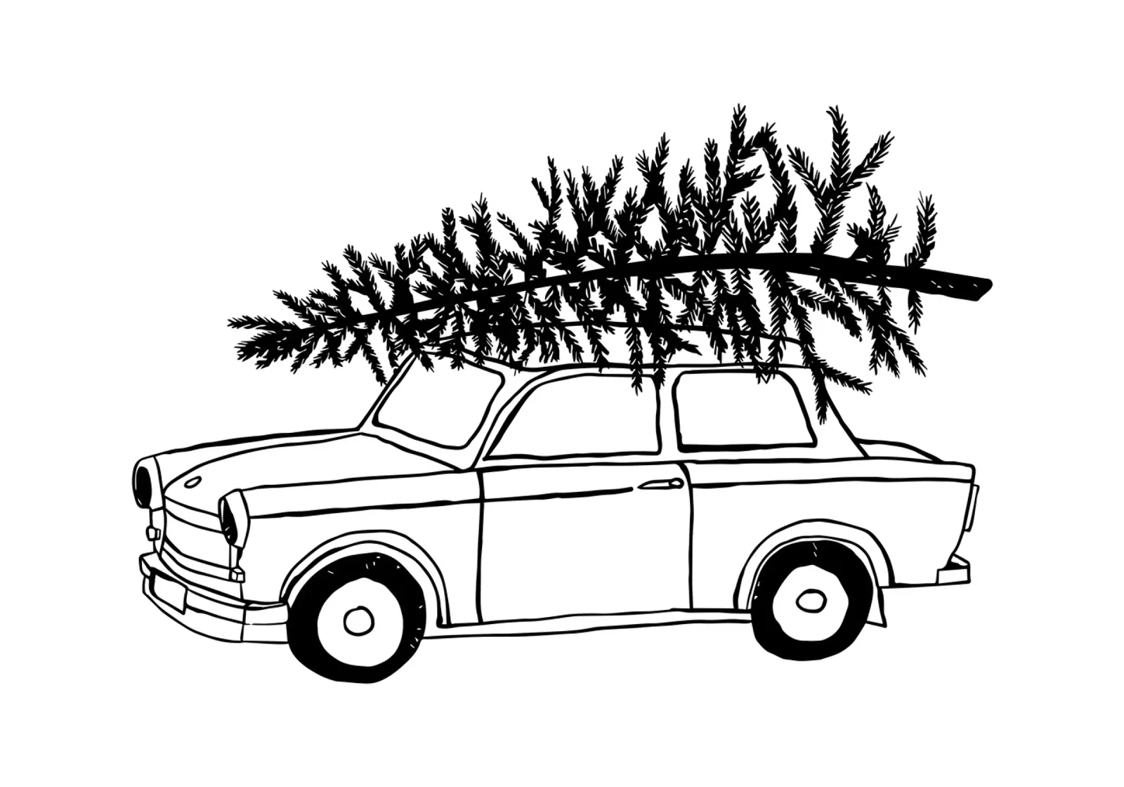 Driving home for christmas poster da modeern