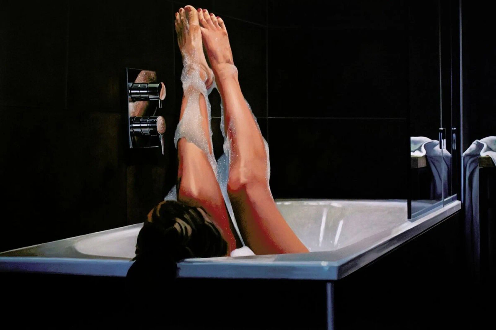 Dans Le Bain Poster von Jérôme Romain