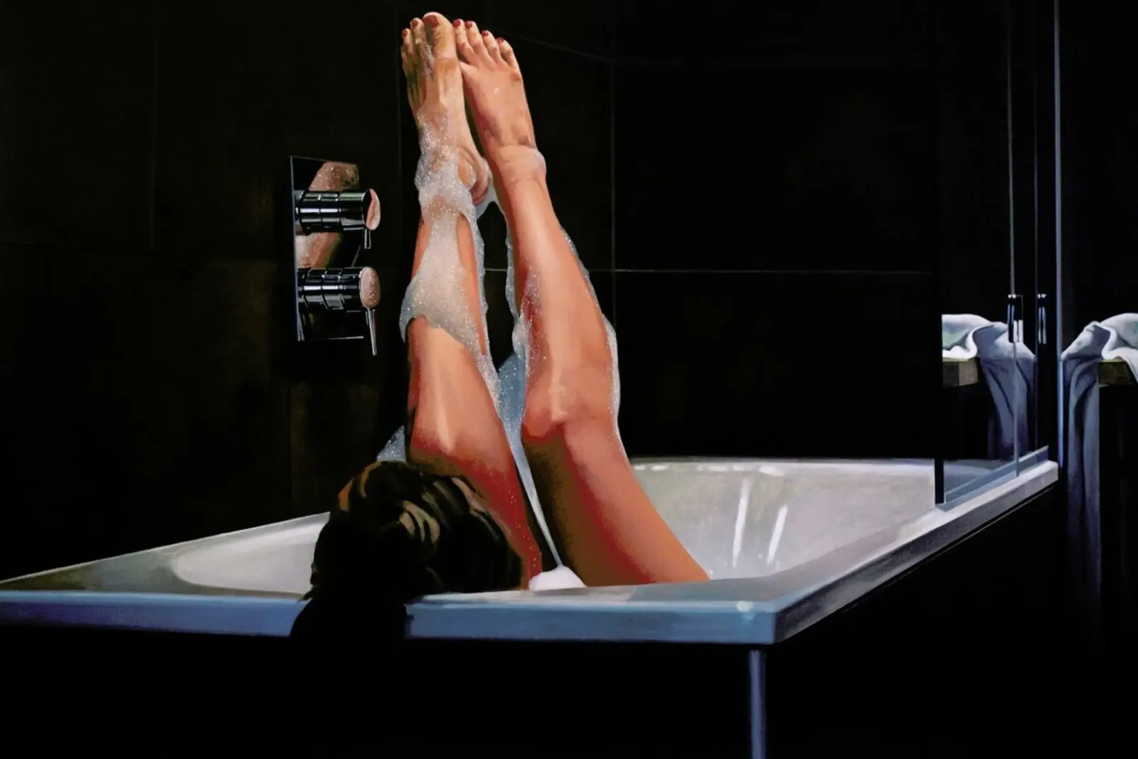 Dans Le Bain poster da Jérôme Romain