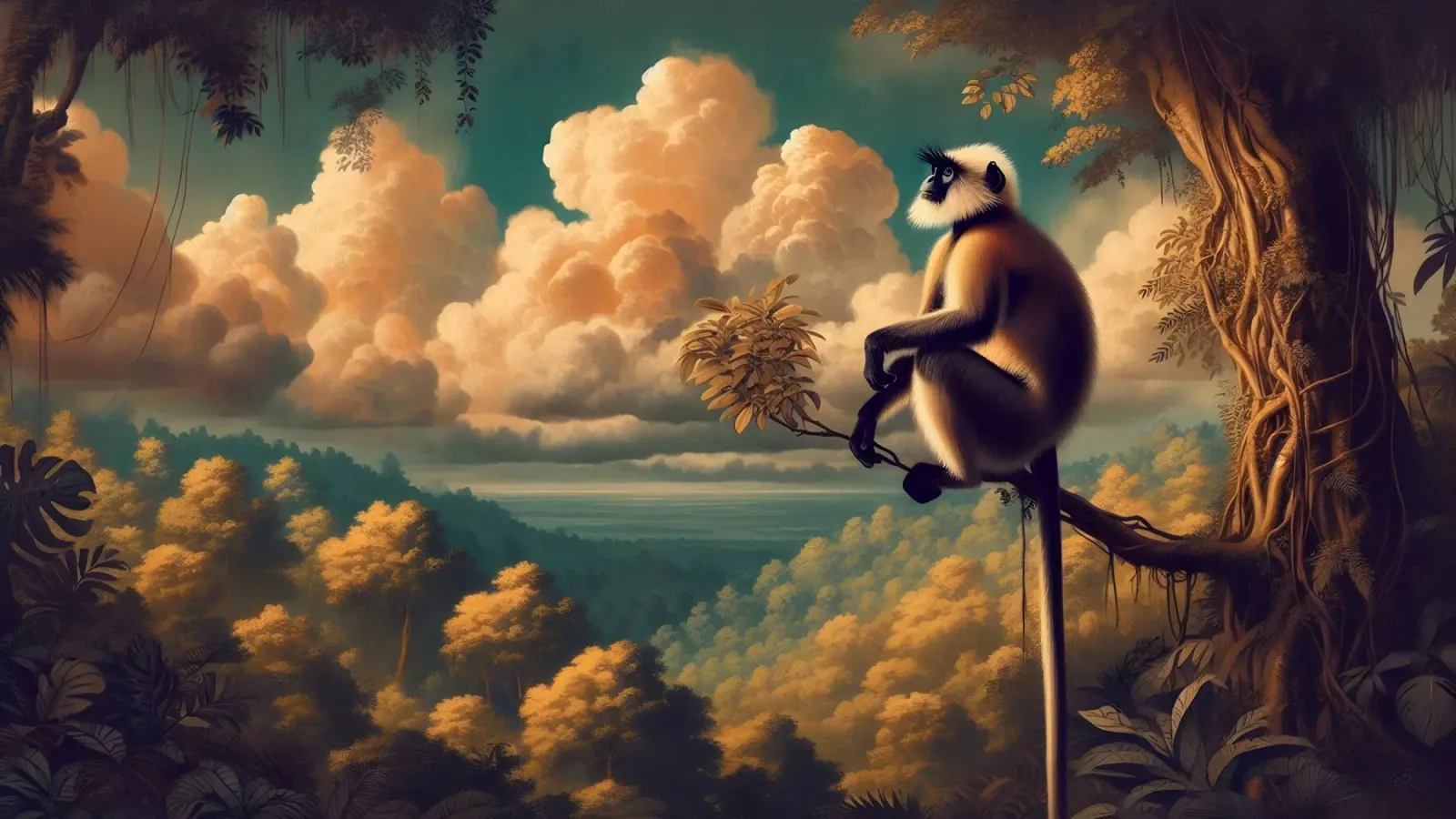 SINGE SACRE alu-dibond by RUBIANT ART