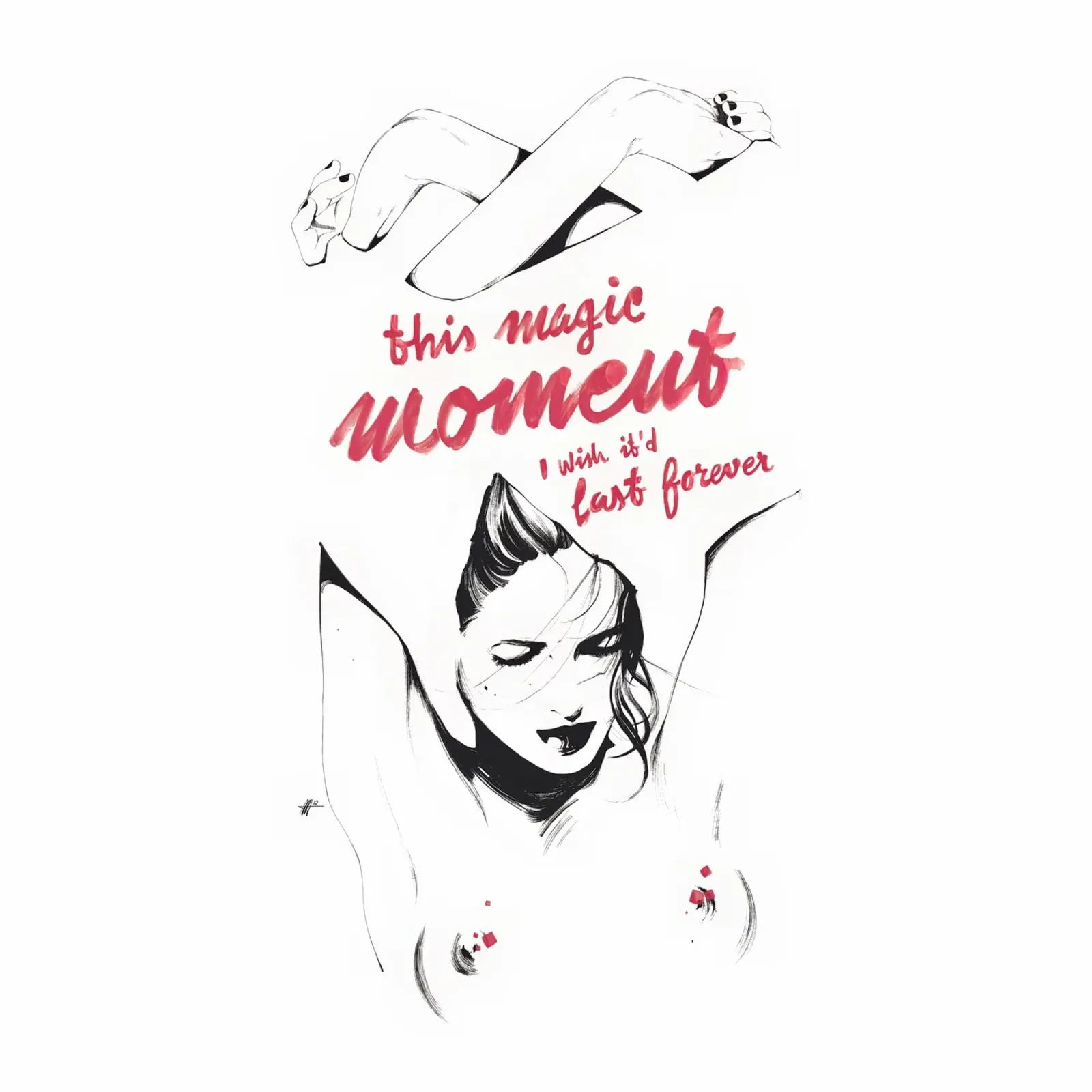 This Magic Moment poster con telaio in alluminio da Manuel Rebollo