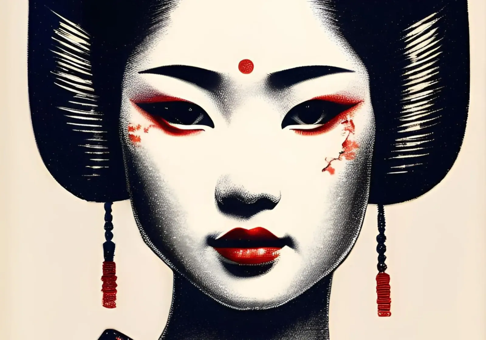Geisha 3 pellicola backlit da Rezh creations